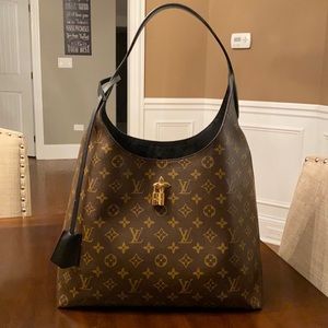 Authentic Louis Vuitton Flower Hobo